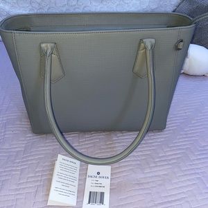 dagne dover sage classic tote (nwt)